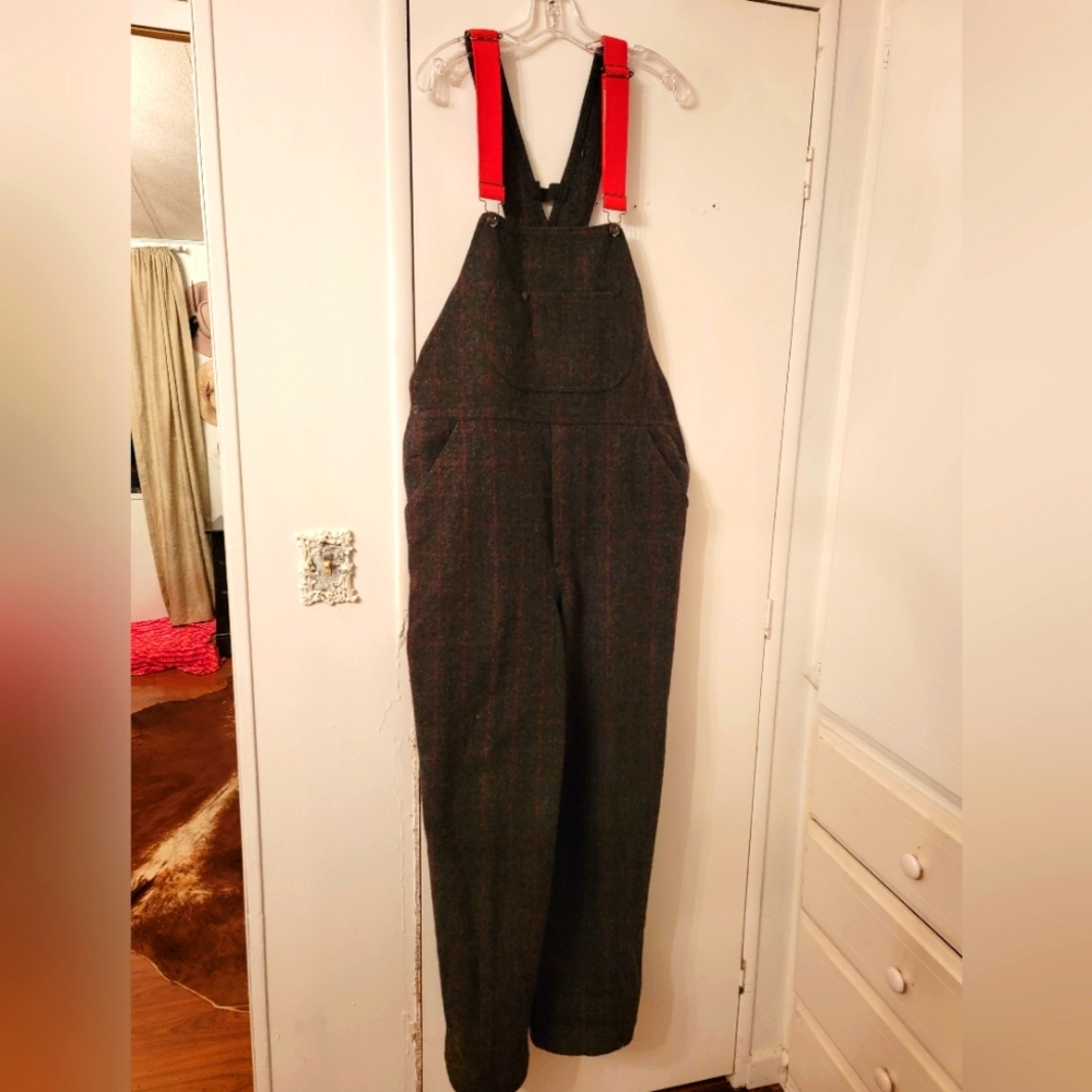 Woolrich mens wool hunting overalls